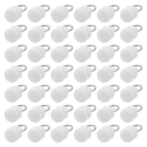 Guide scorrevoli in plastica per binari per tende, 100 pezzi 1