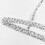 Trendy Hollows Silber PU Gürtel Mode Perlen Taille Kette 4