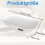 Pet scale for small pets – Digital precision scale with 1g increments – 15 kg – LCD display – also usable as a kitchen scale 2