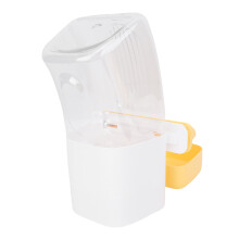 Käfig-Wasserspender für Haustiere 1200 ml 25x12x25 cm Gelb