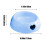 Pet Feeding Bowl Non-Slip Blue 5"W x 2"H 3