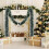 2 meter lange metallic gedraaide kerstslinger 2
