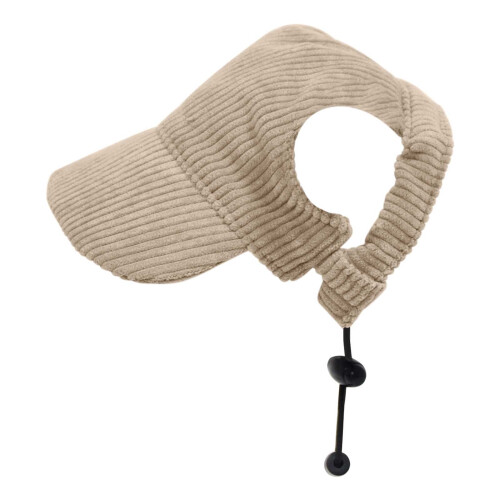 Baseballcaps til hund, solbeskyttelse, lett, khaki, L 1