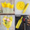 Papier de soie jaune 20 x 14 pouces, 100 feuilles 5