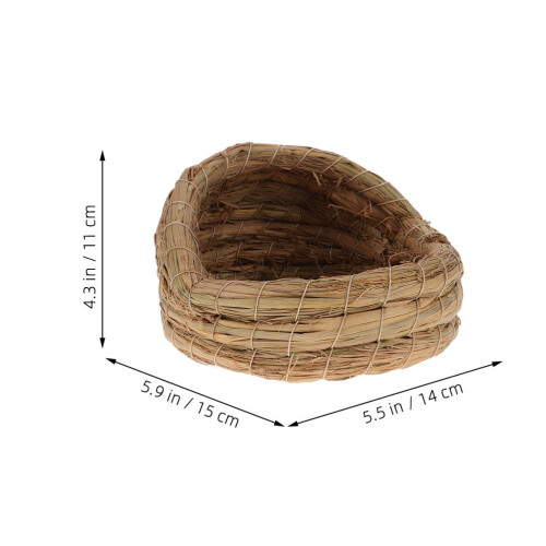 Straw Chicken Nest for Egg Laying, Backyard Poultry 1