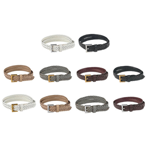 Chaîne de taille pour jupe de costume,-Boucle dorée café 1