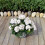 Kunstige røde pelargonier 30 cm 4-pak 5