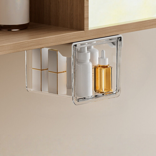Scatola organizer trasparente a più scomparti per cassetti 1