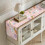 Ροζ Λαγουδάκι Paws Τραπεζομάντιλο από Faux Linen 13,8x71in 5