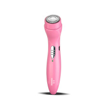 Rasoio elettrico (rosa) per donne e uomini, testina di rasatura flessibile, batteria a lunga durata,