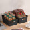 Storage Baskets with Lid 10" x 7" x 4" 3