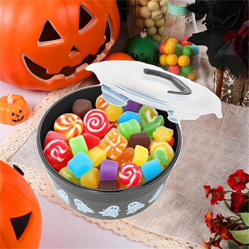 2 μπολ με γλυκά για το Halloween με αεροστεγές καπάκι 1
