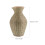 Håndvevd bambusvase olivengrønn 18,5 cm 4