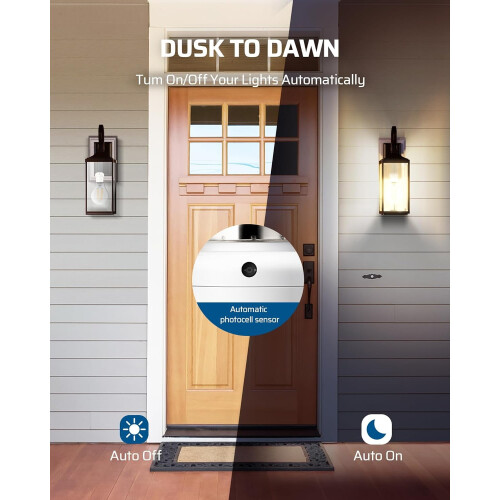 Dusk to Dawn lyssensorfatning E27 4-pak 2