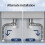 Anti Odor Sink Drain Pipe Kit Deodorant Filter Downspout-110 6