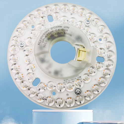 Dimbaar rond plafondventilatorlichtpaneelset 2