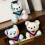 Graduation Bear White Plush Bear 9 inch with Hat 6