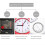 Minimalists Wall Clock Kitchen Timer For Home Decors 9-White 2