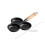 Nonstick støbejerns æggepande – 17 cm sort 3