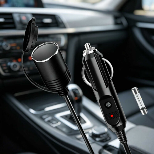 Car Accessory Power Lighter Power Extension Cord Quality-1.5m 2