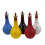 Vases de poulet à points colorés à col Long, Sculpture de-Noir 5