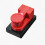MK05 Mini Paddle Key Anti Slip Base Morse Key Morse Code-Green 7