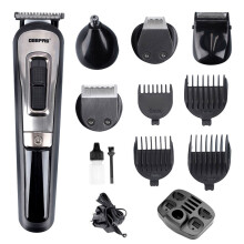 Geepas 11-in-1 Wiederaufladbares Bartpflege-Set mit Trimmer und Haarschneider für Männer