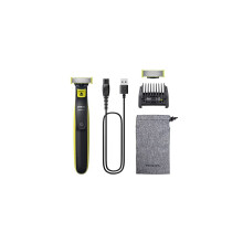 OneBlade – Trimmen, Konturieren und Rasieren von Haaren jeder Länge, Originalklinge (Modell QP2724/3