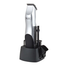 Groomsman Akku-Trimmer - Groomsman Trimmer Akku 99062017 Barthaar-Schnurrbartset silber kabellos
