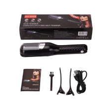(Schwarzer) Spliss-Trimmer mit Ladefunktion, tragbar, praktisch, vielseitig und leicht