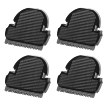 4-teiliger Haartrimmer-Schneidkopf, passend für QC5130, QC5115, QC5120, QC5125 und 5135, Schwarz