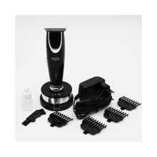 VGR Herren Professioneller Haartrimmer, 2-stufiger, wiederaufladbarer elektrischer Bartrasierer mit
