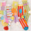 Chaussettes tendance à rayures arc-en-ciel,-ARC-EN-CIEL 5