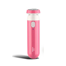 (Pink) Elektrischer Herrenrasierer, tragbarer Minirasierer, wiederaufladbarer elektronischer Rasiere