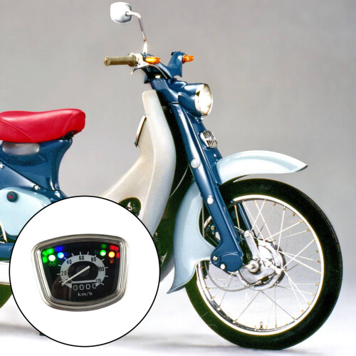 Compact LED Speedometer Odometer For Monkey Bike C100 C102 C105 1
