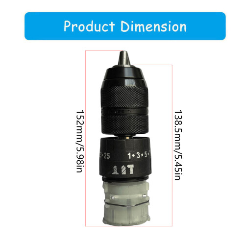 Professional 13Mm Drill Chucks Assembly For Impacts Drill And 2