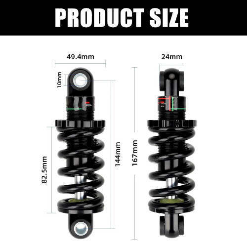 Quick Release Air Suspension Shocks Absorbers Suspension For 2