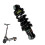 Quick Release Air Suspension Shocks Absorbers Suspension For 4