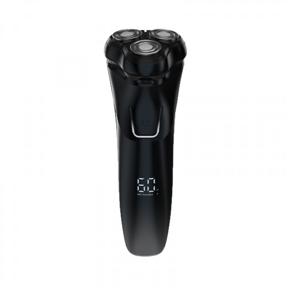 Electric Shaver For Men, 4D Rotary Razor With LCD Display, IPX6 Waterproof, Wet/Dry, Rechargeable, Travel And Home