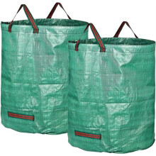 Bolsa de basura tejida para el reciclaje de residuos de jardín - BEMSM - 272L - Verde