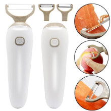 Electric Peeler - Not specified - 3 in 1 - 3 Stainless Steel Blades - USB Rechargeable - Ergonomic