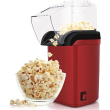 Food Safe Mini Popcorn Machine Hot Air Popcorn Maker BPA and PVC Free Popcorn Bowl No Oil-Healthy Snack Great for Holding Parties in Ho