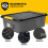 Aufbewahrungsbox grau/anthrazit 58x39x16cm stapelbar 5