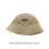 Adjustable Foldable Bucket Hat Hollows Trendy Embroidery-Khaki 4