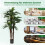 Artificial Palm Tree Set with Adjustable Leaves, 191 cm 3
