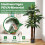 Artificial Palm Tree Set with Adjustable Leaves, 191 cm 4