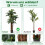 Artificial Palm Tree Set with Adjustable Leaves, 191 cm 5