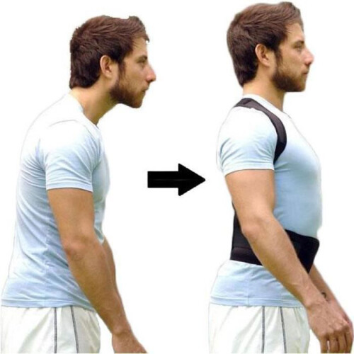 TEMPSA Posture Corrector Orthopedic Belt with Magnetic Back and Shoulder Support, Adjustable XXL 2