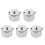 10Sets Silver Stainless Steel Salt and Sugar Container Set with Spoon 3