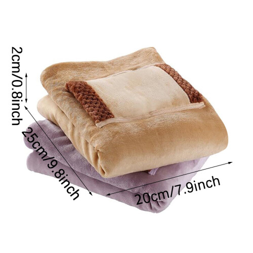 Heated Blanket Soft Electric USB Washable for Home Office 2